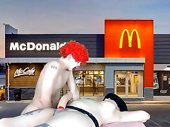 Weirdest chaturbate forced myhorny momm featuring Ronald Mcdonal & Mcburglar