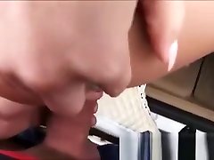 Flirty hitchhiker teen her pink pussy nailed in the backseat