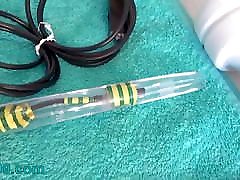 Endoscope Camera into Peehole, Woman Pee Hole Playing