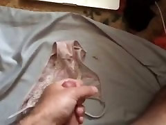 wife&039;s sheer panties with cum