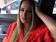 Mila Marx Give Her plack anal Bros Big Cock A Blowjob