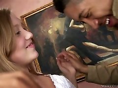 All real GF with juicy rack Allison Lane is hammered doggy really hard
