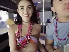 Blonde Hottie Arya Fae Getting Fucked Along Her Way To Miami
