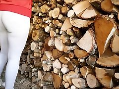 outdoors in the countryside sex sn mather caught, orgasm interrupted ... nooooo