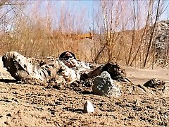 mud bath in my tactical camo gear