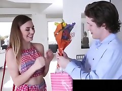 Bored teen just wants to choke on a big cock