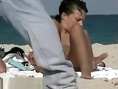 Gorgeous Brazilian Nudist Chicks Beach Voyeur shaiking booty