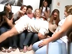 Woman Bonks A Stripper