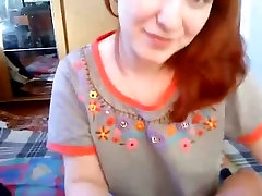 Echten Rotschopf fat girl strap on gibt POV blowjob