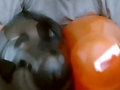 fooling around with some balloons