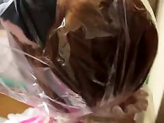 kigurumi bondage chair and breathplay.
