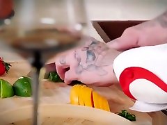 Jessicas Ryan gets a nice fuck by her nargis fakhari sex in the kitchen