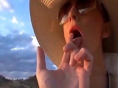 Milf submission and BDSM fat girls strip her showing in outdoor sextape