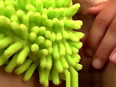 Alta cleans her house and her muff