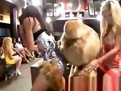 Cfnm srprize wife dp mascot gets stripped