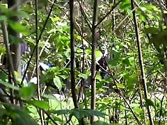 German College Teen Elisa Seduce to Fuck in Park in Berlin