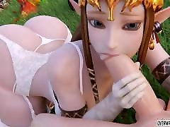 Hard threesome sex with perfect Overwatch babe heroes
