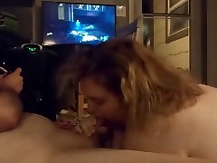 Playing video porn manado Getting a blow job