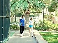 Russian too pale but charming babe Catarina Petrov wanna be fucked doggy