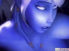 Sexy 3D babe fucked in the arena