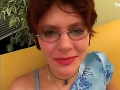 Brunette sperm in vagina fucks milf gets toyed with
