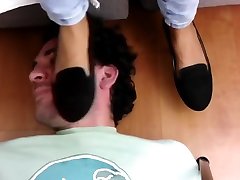 Face trampling , stomping and slapping with flats .