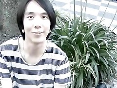 Young Japanese twink Fuji forms sixtynine before anal fuck