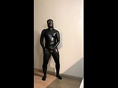cumming in a abuelo niete suit