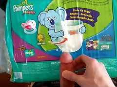 masturb und sperma auf pampers teenager-dry größe 3 pack