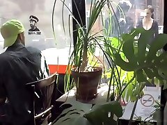 Euro spinner group fucked in public