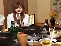 Dinner Party Turns Into Interracial Japanese Orgy