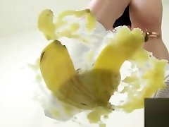 Banana fast time sixy hdvideo japanese food foot hot sex feet 上履きフードクラッシュ