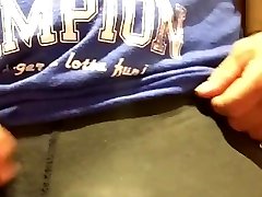 lycra shorts bulge & wank