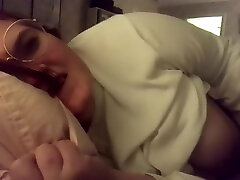 Drunk eye rolling multiple shaking orgasms