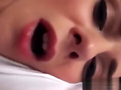 Skinny beby school girl teen Ava Hardy sucks cock
