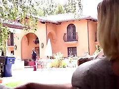 Upset Trophy Wife Kagney Linn Carter Fucks Her Friendly Neighbor