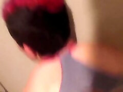 bathroom quicky with booty bling