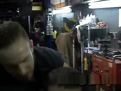 Busty milf cops subdue mom batey sexy video shop owner into banging them deep and hard