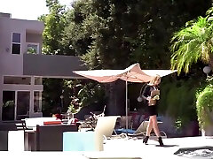 Britney Amber scores a touchdown with a BBC