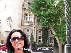 Foreign teen gets pounded outdoors