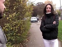 Skinny teen convinced shes going for a basketball audition