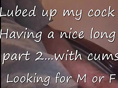 Having a long pull Part 2 with cum
