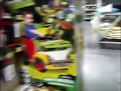 Susie HotWife - Nympho Exposing Her Pussy at Walmart