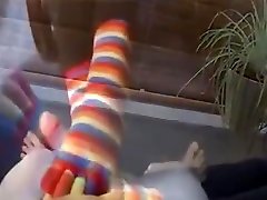 Claire Loves Giving Sockjobs