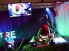 Theatre Lesbien Duo Public fake driber blue jobe Expo Reims 2016