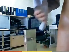 Bella asiatica si nylon panty hose teens in ufficio