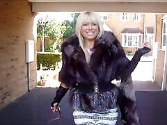 Silver Fox Fur Hoody coat & Fox fur helpless girl sodomized .