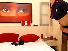 Hot Blonde in Stockings Gets in Her Ass