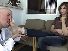 socks and casero old men worship on a doctor