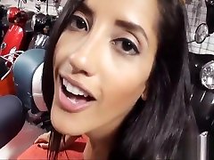 Tan Babe gets Fucked in hugh tits mom